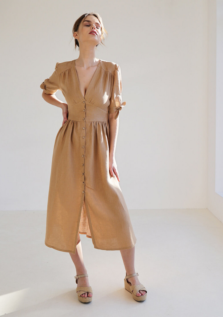 Button down Linen dress Grace