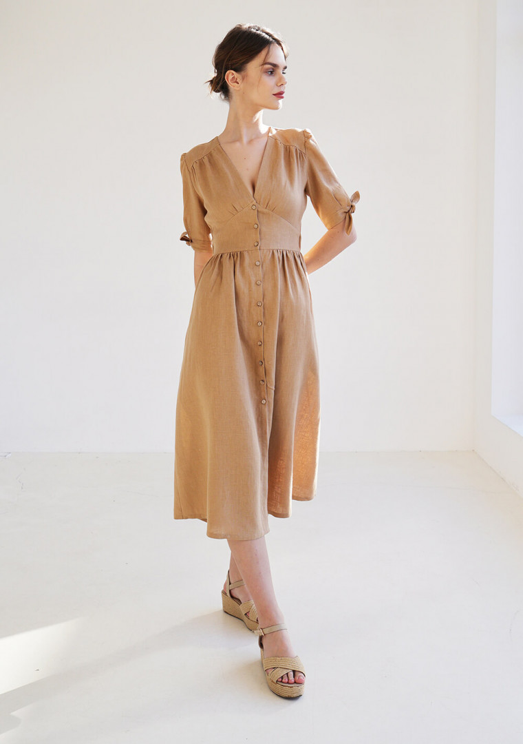 Button down Linen dress Grace