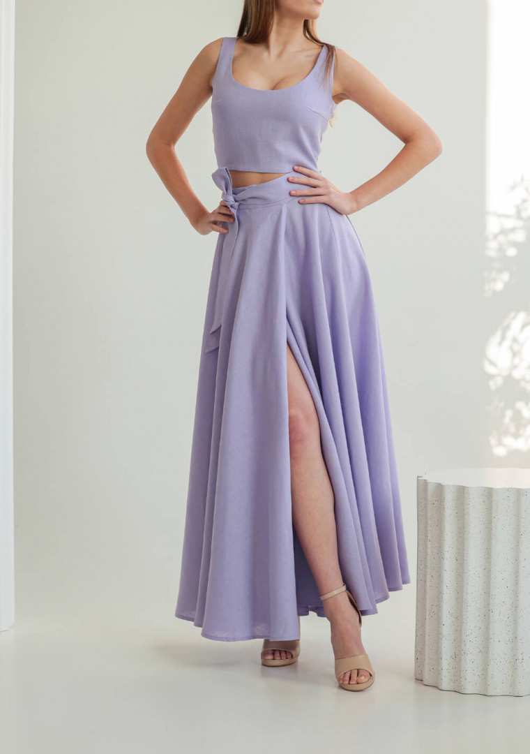 Linen circle skirt Kesiah