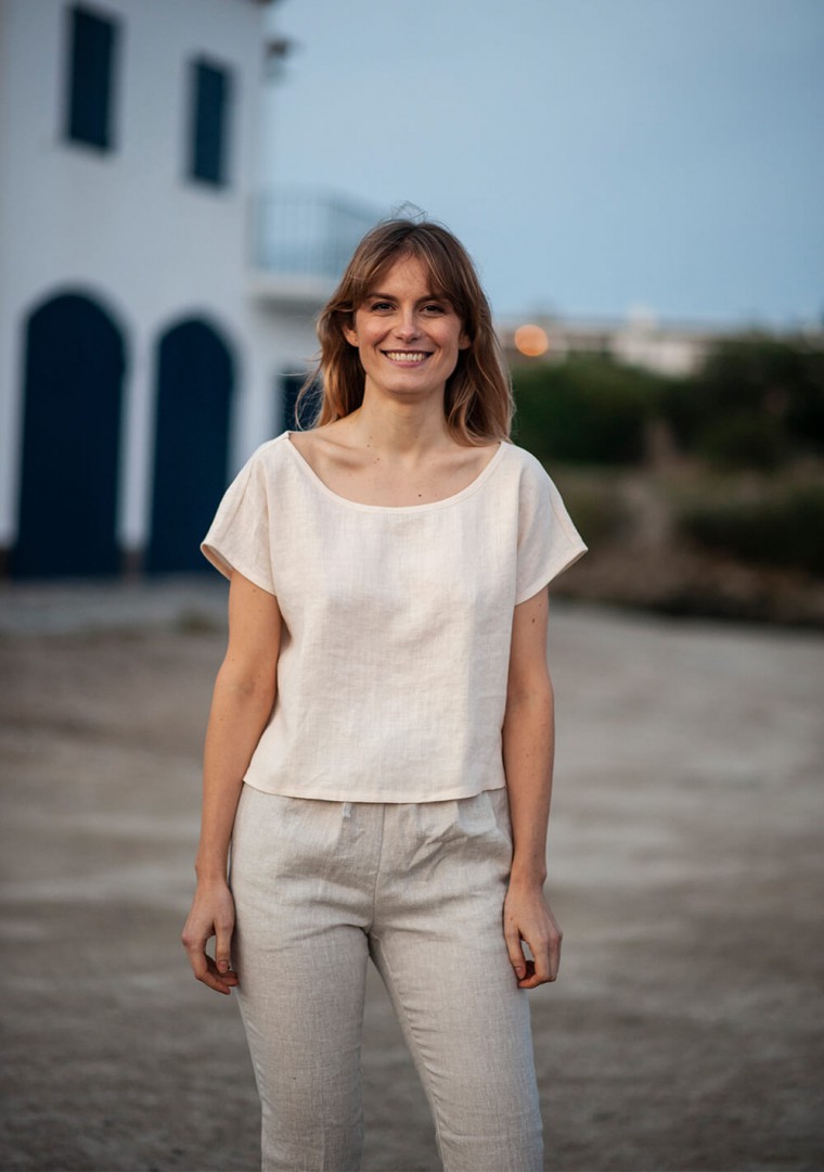 Linen crop top Berlin