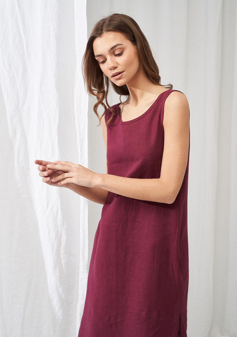Linen maxi dress Astrid