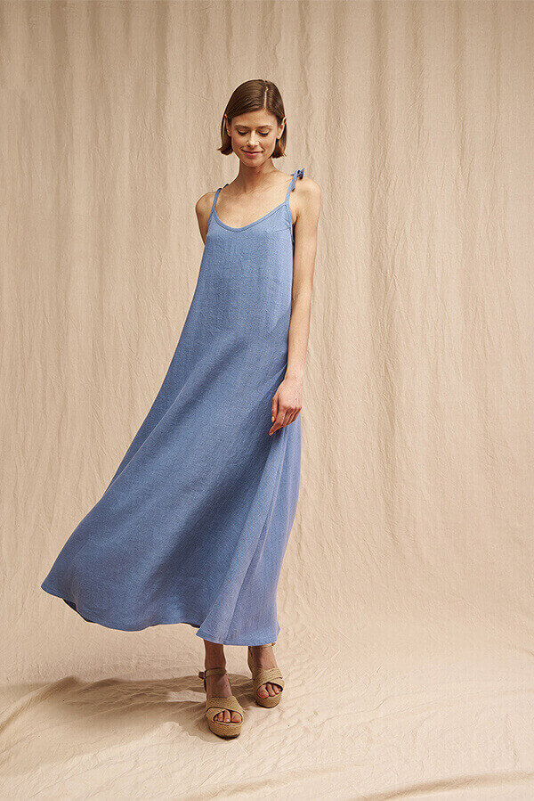 best linen dress in maxi