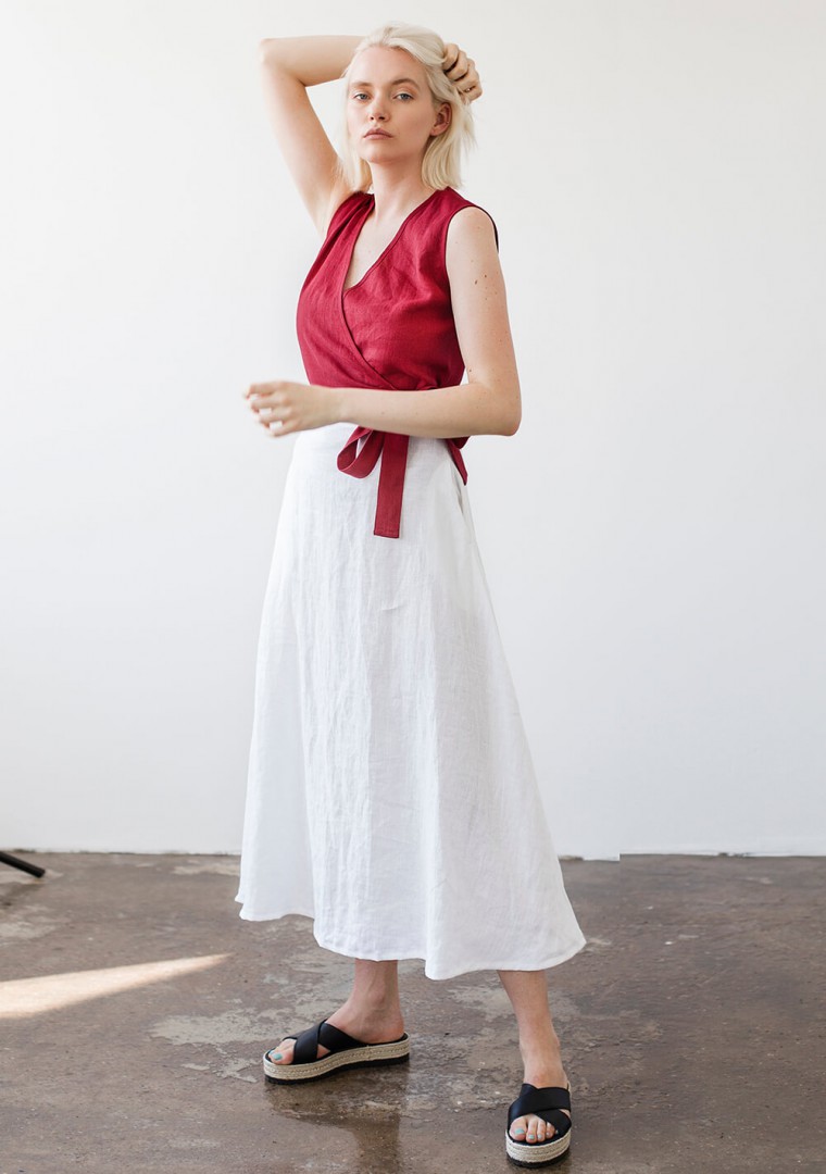 Linen skirt India