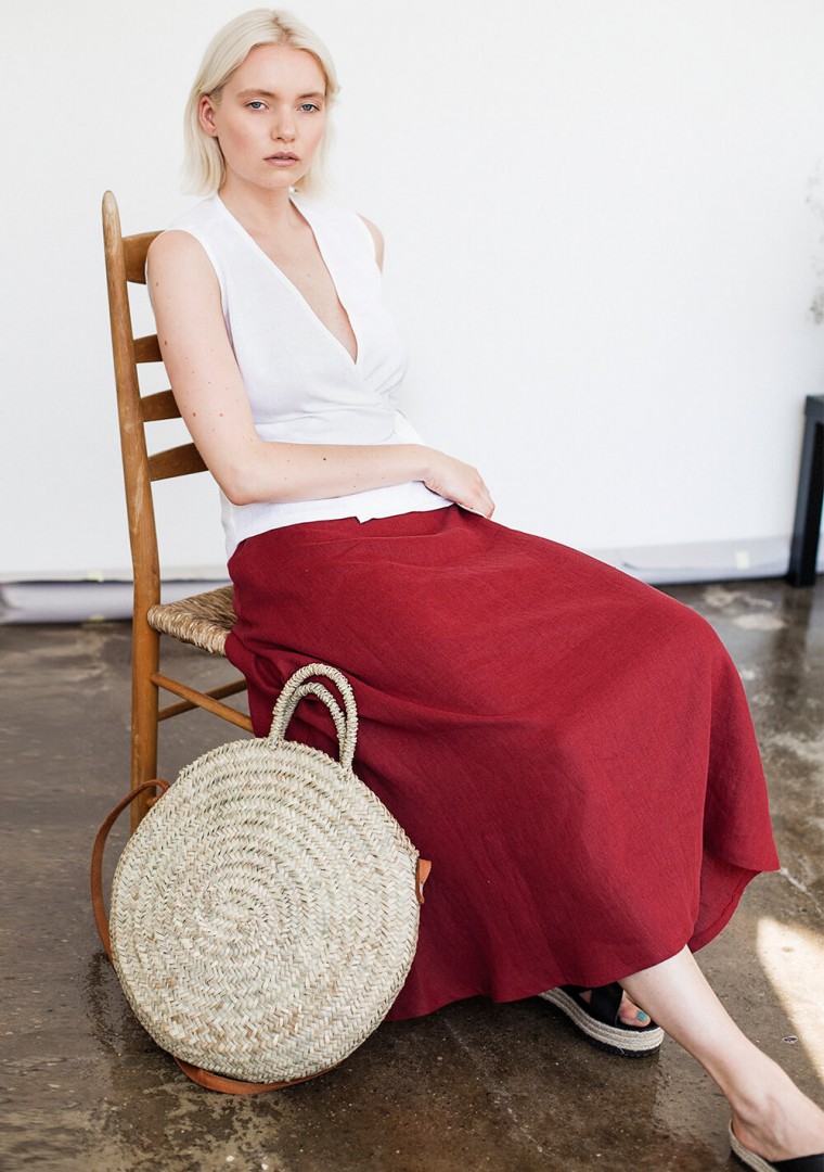 Linen skirt India Linen skirt India