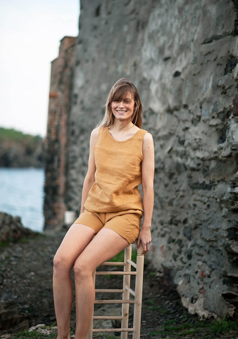 Linen top Leigh