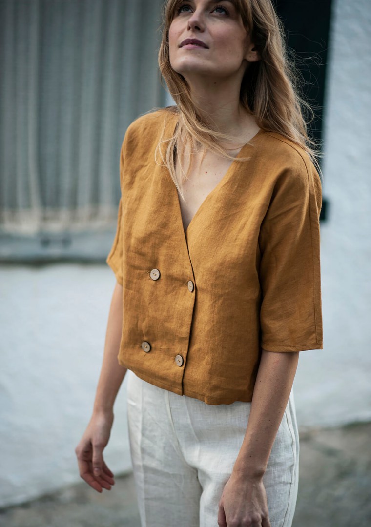 Linen top Willa