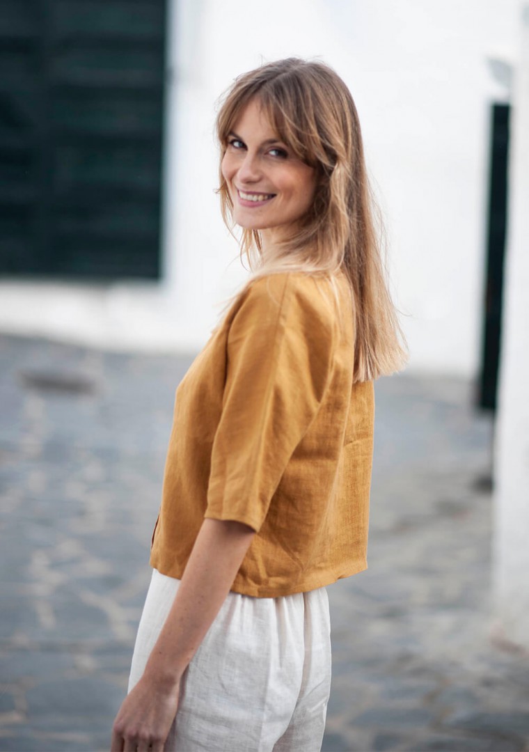 Linen top Willa