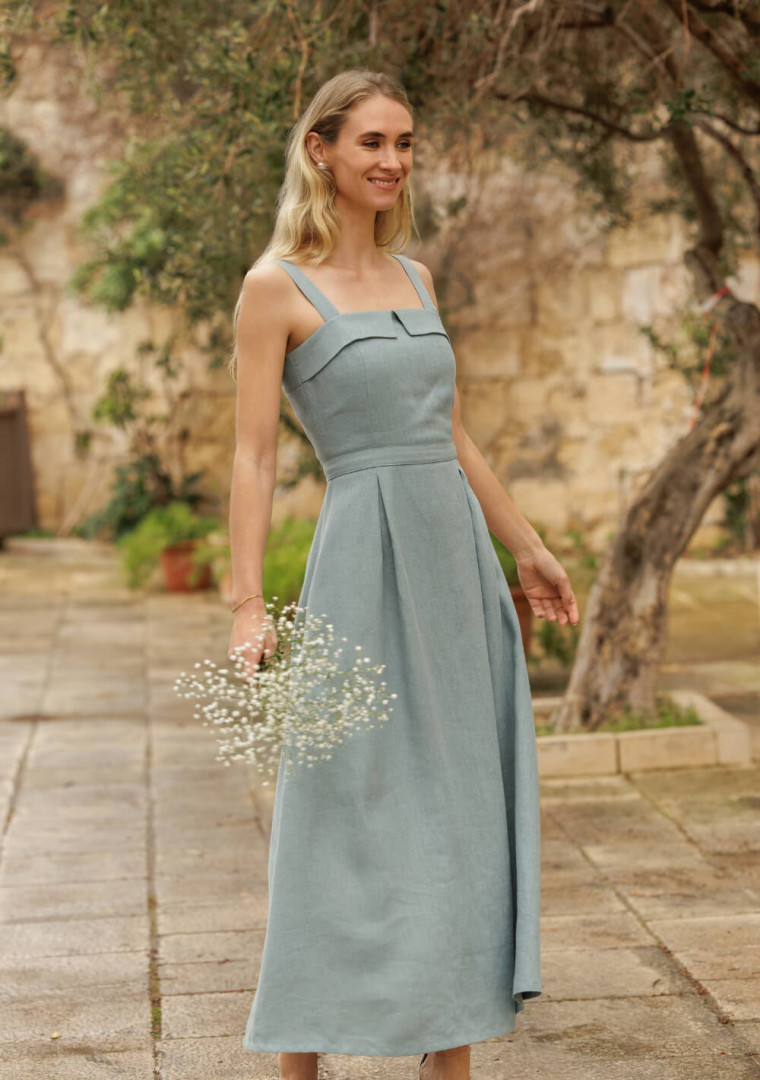 Long strap dress Jill