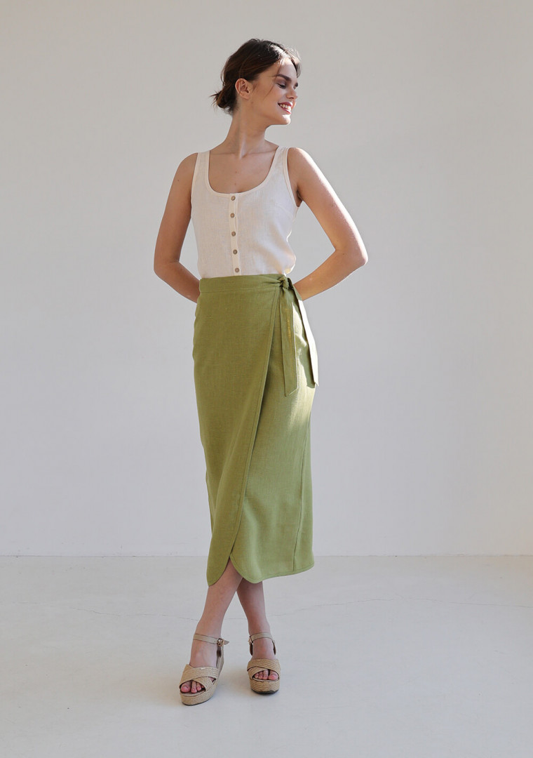 Maxi linen skirt Fiona